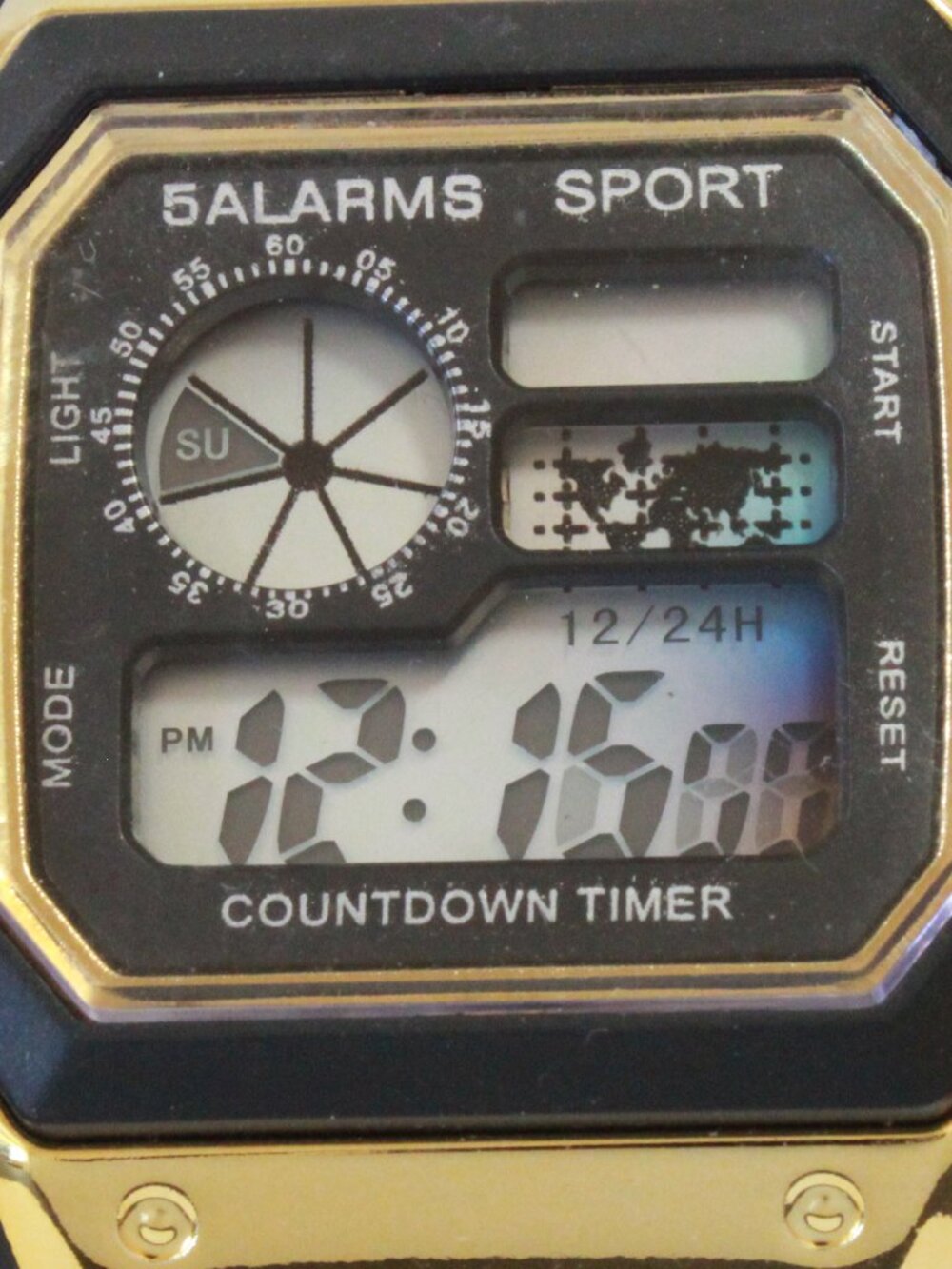 Royal Style Dual Time Alarm Stop Watch Count Down Timer - Picture 12 of 12